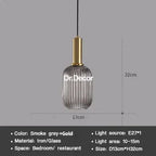 Grey-Gold-13cm / Without Bulb