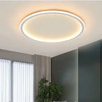 Plafonnier LED anneau fin noir, blanc ou doré, du Ø 20 au Ø 80 cm