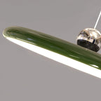 Suspension déportée à disque LED de 40 cm et bras pivotant, 6 coloris