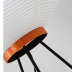 Lampadaire lanterne en papier de riz sur trépied, trois hauteurs