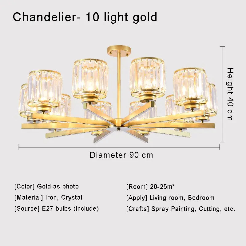 gold 10 lights