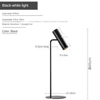 black table lamp