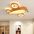 Plafonnier avion LED pour chambre d'enfant, 4 tailles, teinte au choix
