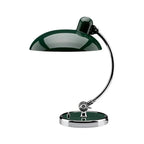 Lampe de bureau rétro Bauhaus chromée, dôme noir, blanc ou vert
