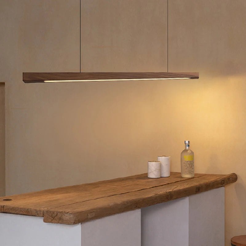 Lampe suspendue longue pour cuisine et grande table