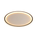 Plafonnier LED anneau fin noir, blanc ou doré, du Ø 20 au Ø 80 cm