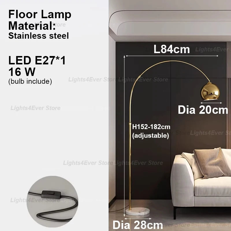 Floor Lamp Gold S
