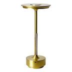 Lampe de table sans fil en aluminium, tactile, trois teintes