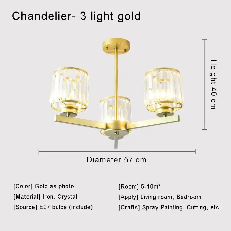 gold 3 lights