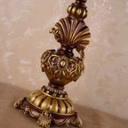 Lampe de chevet baroque 55 cm, ampoule LED fournie et télécommande