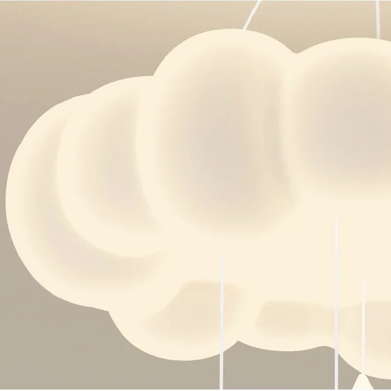 Suspension nuage LED pour chambre d'enfant, étoiles ou boules