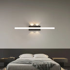 Plafonnier LED linéaire noir, barre de 50 ou 100 cm, trois teintes