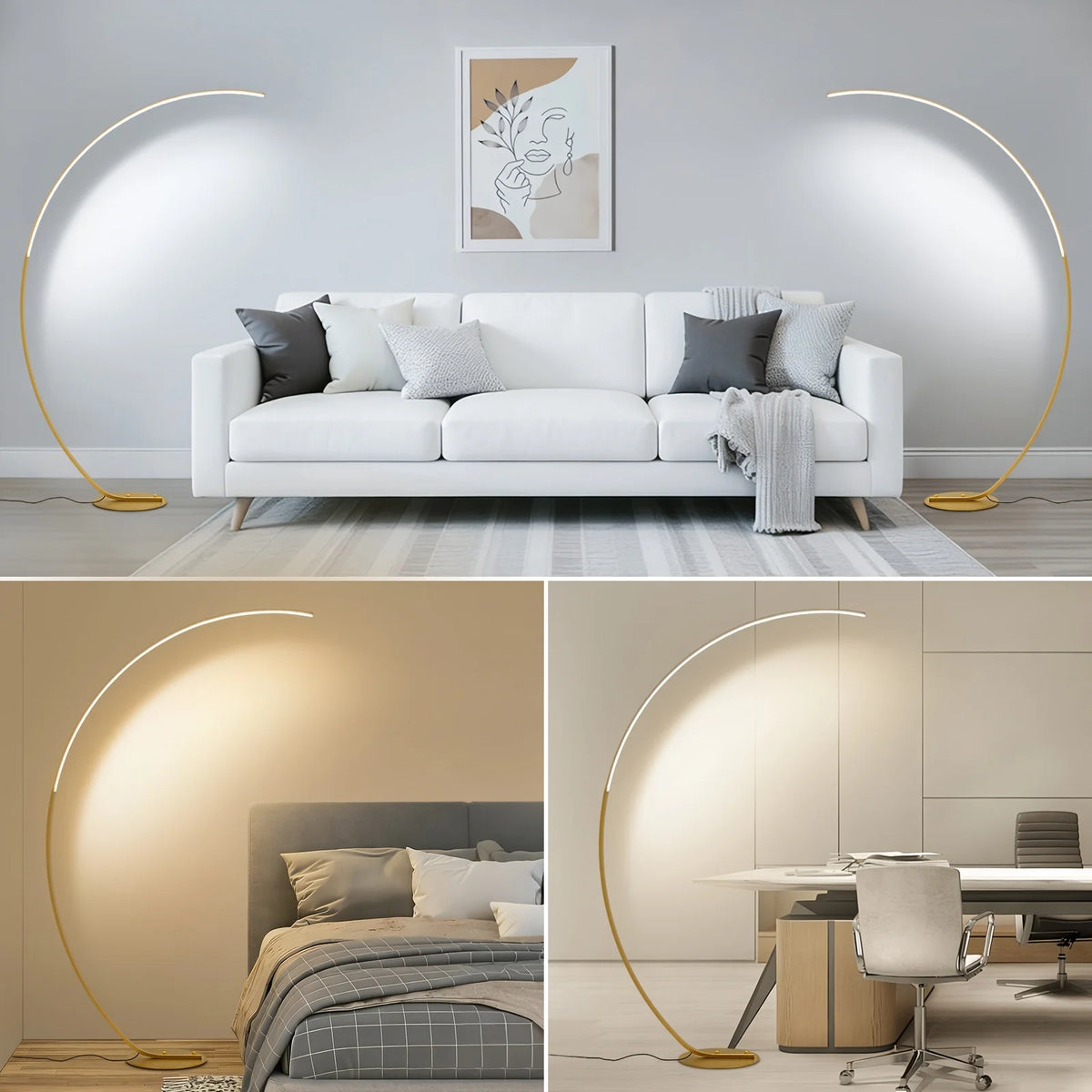 Un halo élégant pour salon clair ou chambre