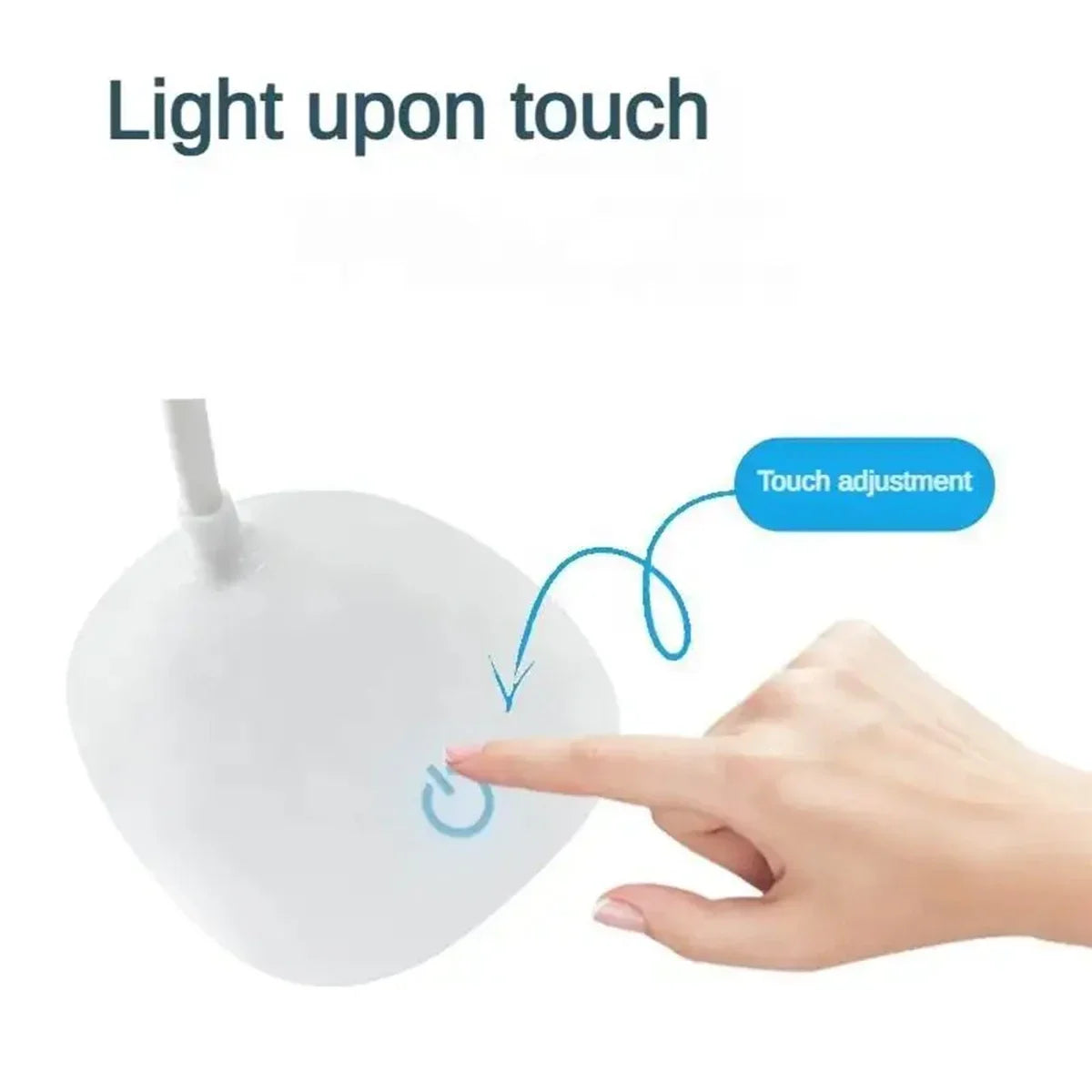 Lampe de bureau LED flexible sans fil, sur socle ou à pince