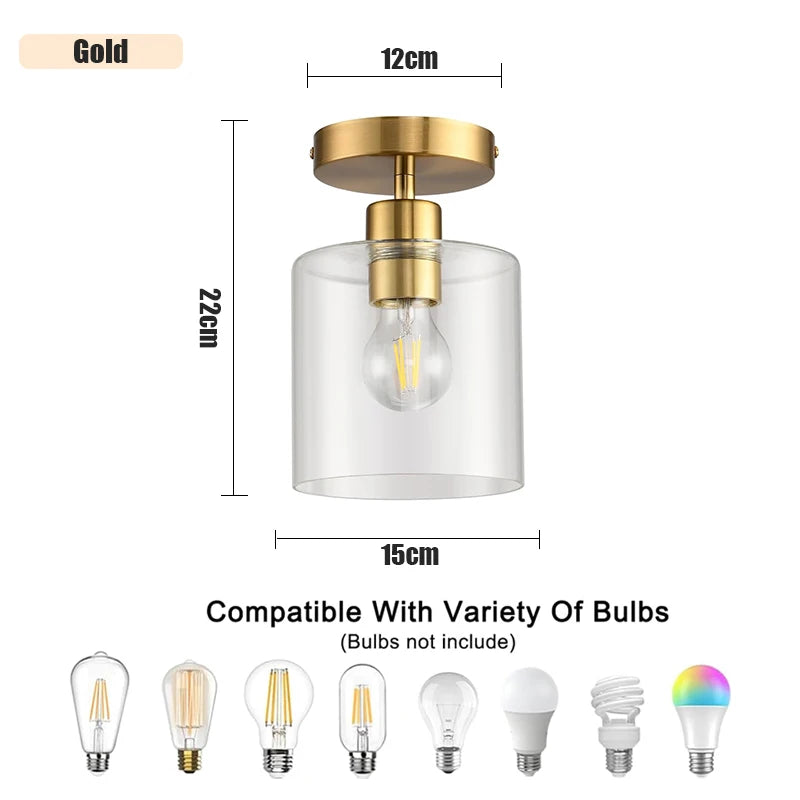 Gold-NO Bulb 1PC