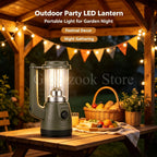 Lanterne portable LED rechargeable, lumière chaude ou froide