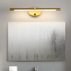 Applique murale LED tube sur platine ovale, interrupteur intégré