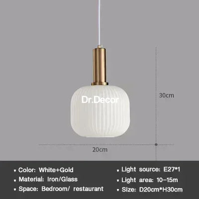 Douille E27 et ampoule libre pour chaque verre