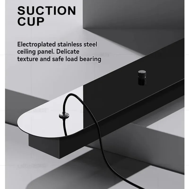 Suspension LED palet en verre fumé et noir, de 1 à 4 lumières