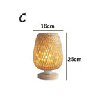 C Table lamp / US plug / warm light