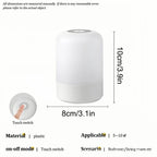 Veilleuse de chevet tactile 360°, version branchée ou rechargeable