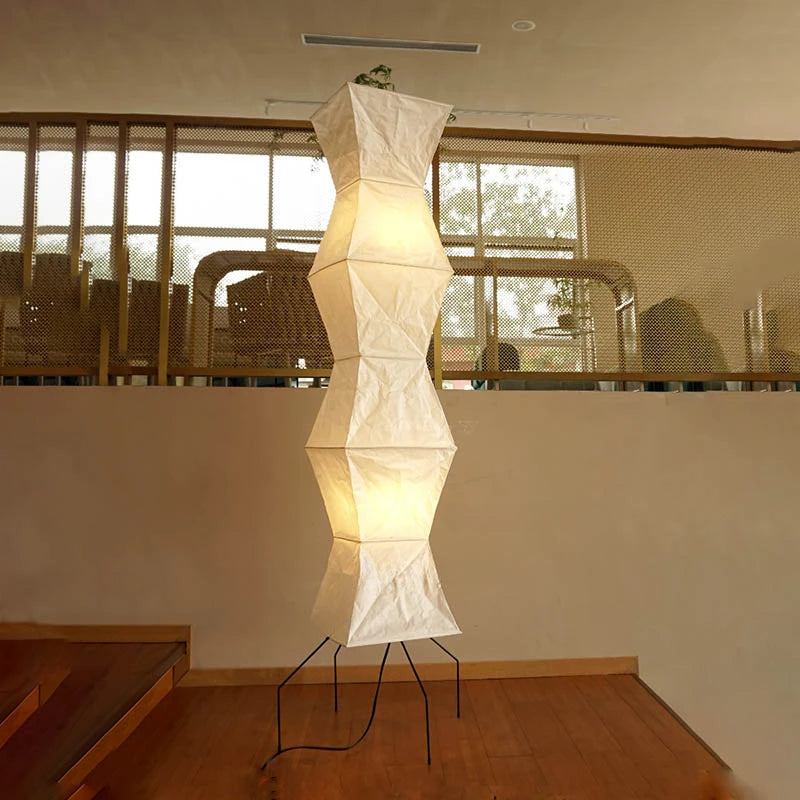 Lampadaire en papier de riz, sept formes de lanterne de 88 à 188 cm