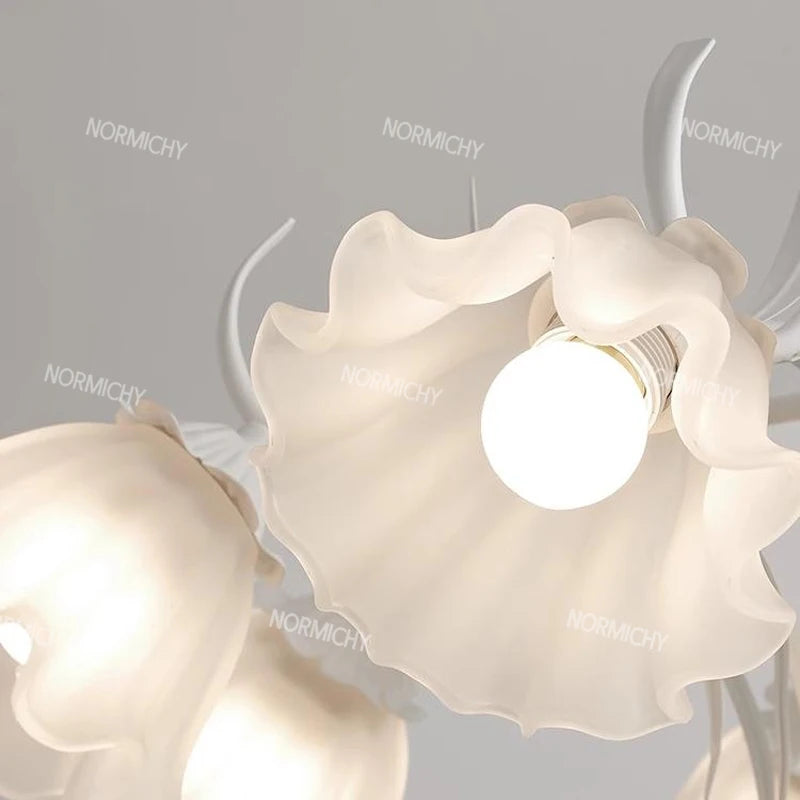 Ampoules LED fournies et chaîne ajustable au plafond