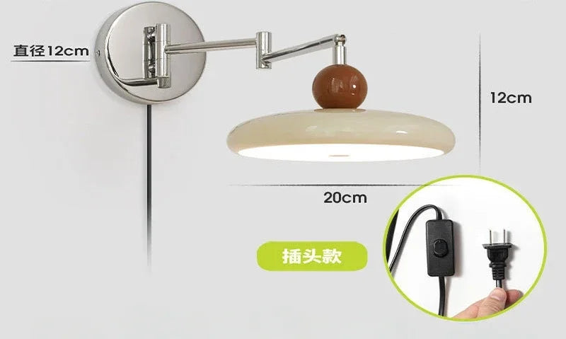 cream yellow-Plug in / tricolor light