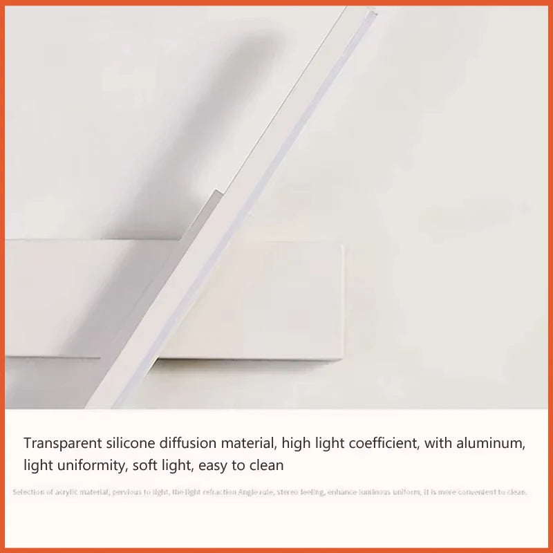 Applique murale LED à barre pivotante sur 330°, noire ou blanche
