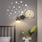 Applique murale astronaute LED pour chambre d'enfant, ciel étoilé