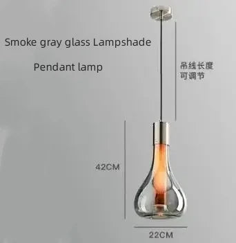 Gray peandant lamp