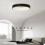 Plafonnier LED anneau extra-plat 5 cm, 7 coloris, Ø 30 à 60 cm