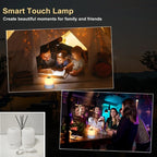Veilleuse de chevet tactile 360°, version branchée ou rechargeable