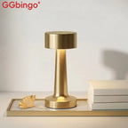 Lampe de table sans fil à tête cylindrique, teinte réglable en continu