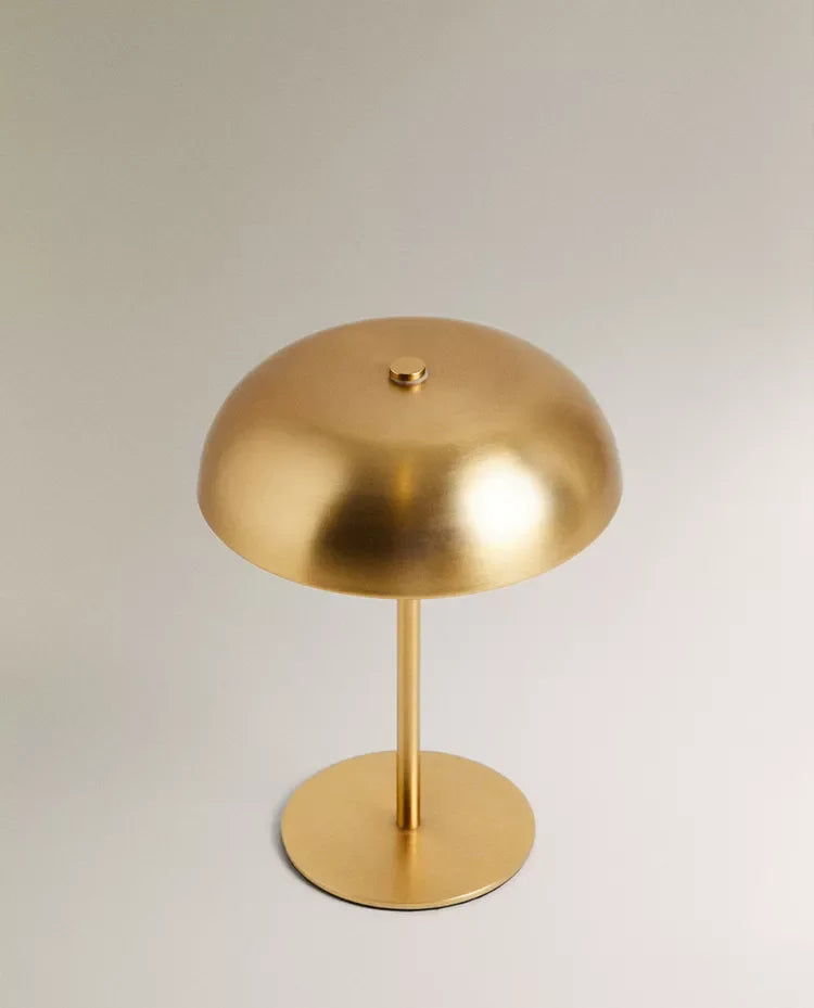 Lampe de table sans fil à chapeau dôme, cinq finitions laquées
