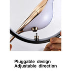 Suspension oiseau LED dans un anneau, ellipse ou cercle doré