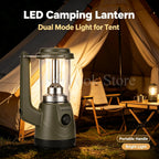 Lanterne portable LED rechargeable, lumière chaude ou froide