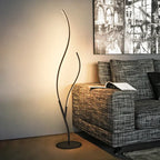 Lampadaire LED en forme de branche, noir ou blanc, 145 cm