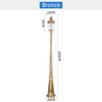Bronze 220cm / China Mainland / Without E27 bulb