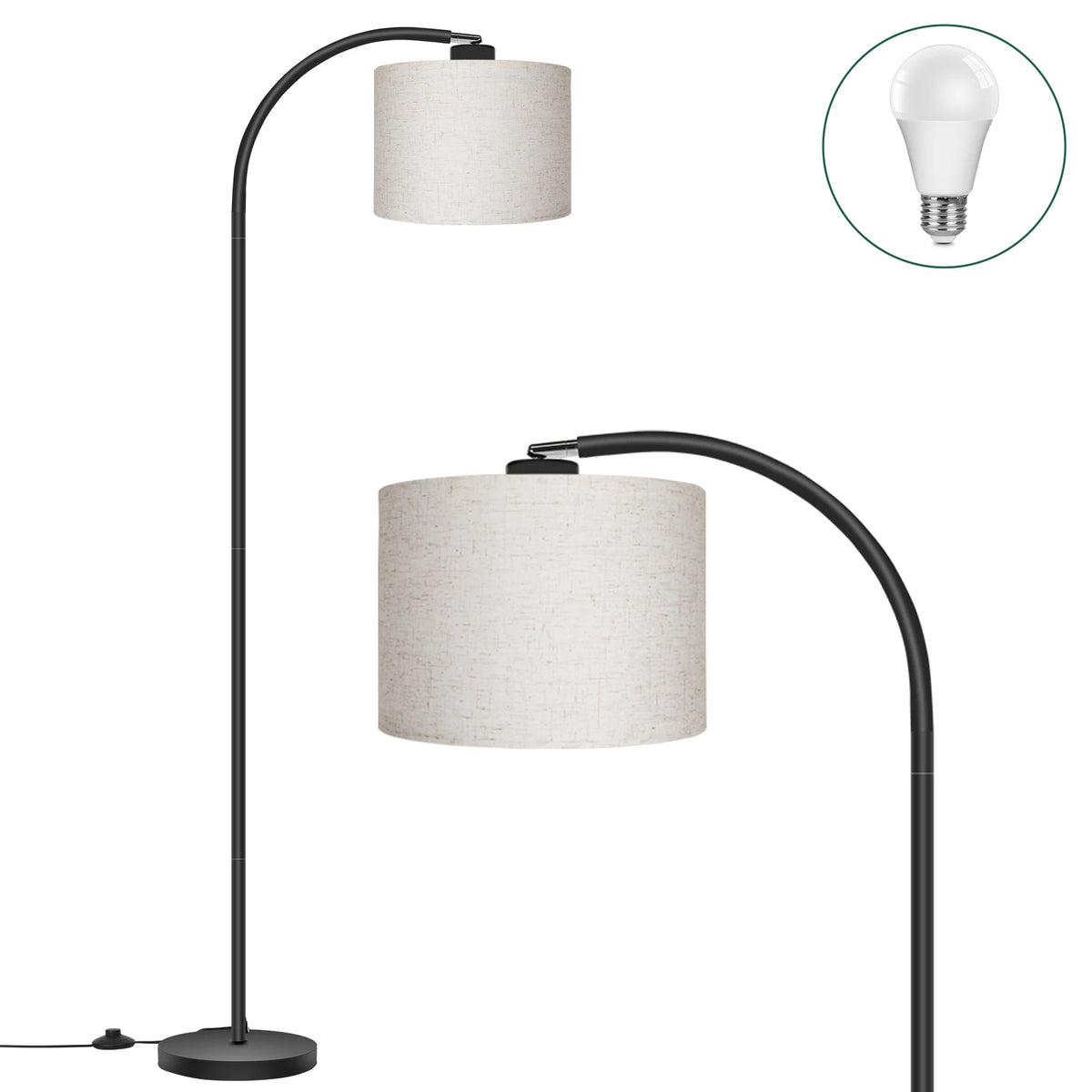 Une lampe de lecture pour fauteuil, canapé ou lit