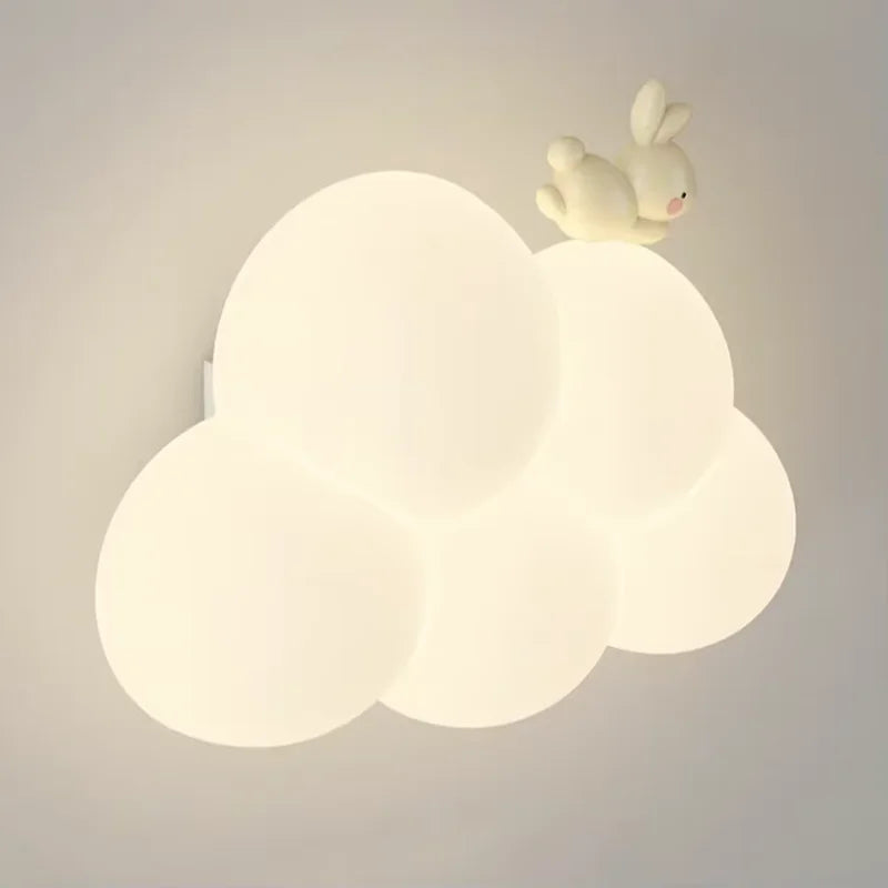 Applique murale nuage, cœur ou ballon LED, chambre d'enfant
