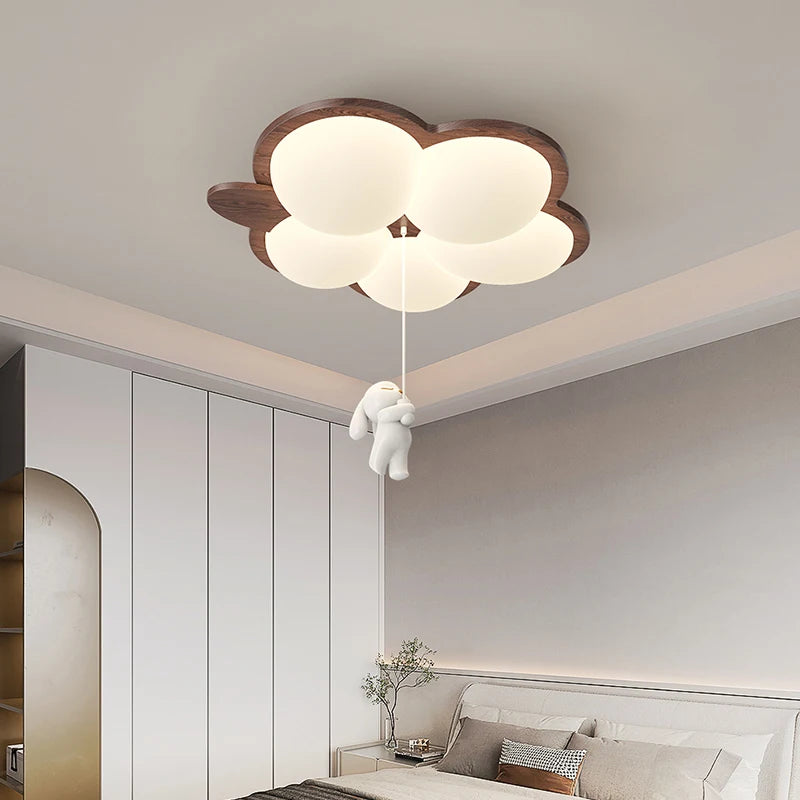 Une chambre douce et rêveuse à l'heure du coucher