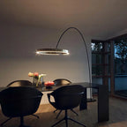Lampadaire arc à anneau LED, cercle lumineux Ø 40 ou 60 cm