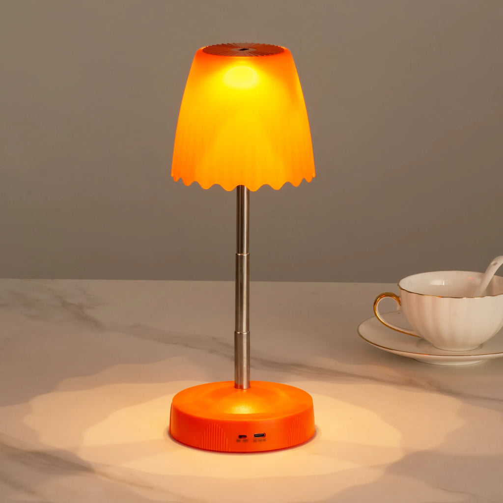 Lampe de table sans fil à hauteur réglable et commande gestuelle