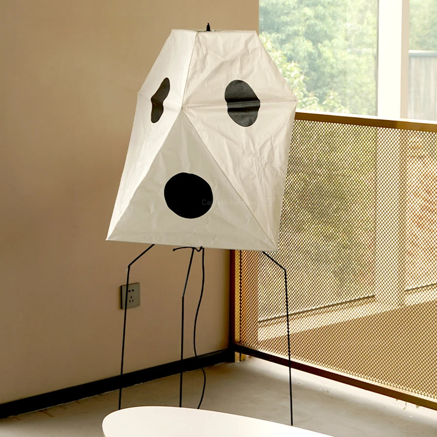 Lampadaire en papier de riz, sept formes de lanterne de 88 à 188 cm