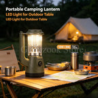 Lanterne portable LED rechargeable, lumière chaude ou froide