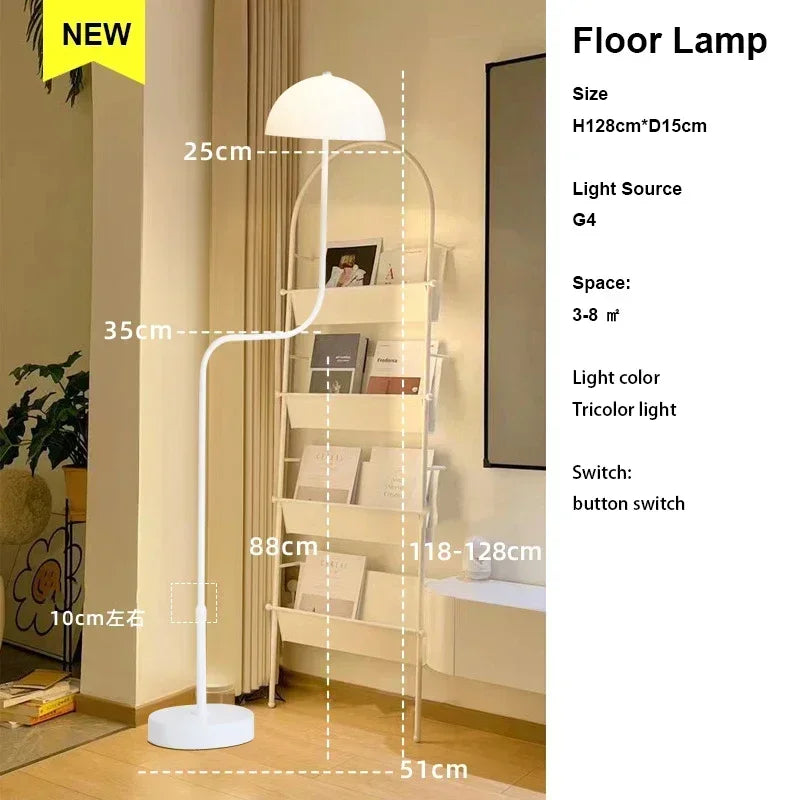 Floor Lamp-White / White light / AU Plug