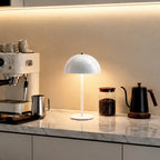 Lampe champignon sans fil à dôme laqué, tactile, cinq coloris