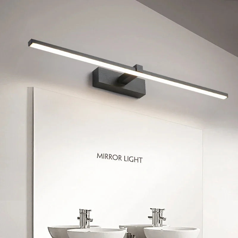 Une coiffeuse ou un lave-mains mis en lumière