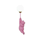Applique murale ourson et globe pour chambre d'enfant, LED G9